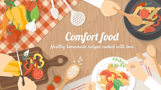 Food taste, comfort food